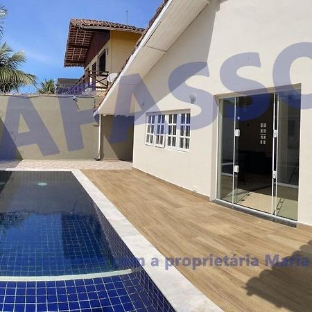 فيلا Casa Pe Na Areia Com Piscina A 10Mts Enseada غوارويا المظهر الخارجي الصورة