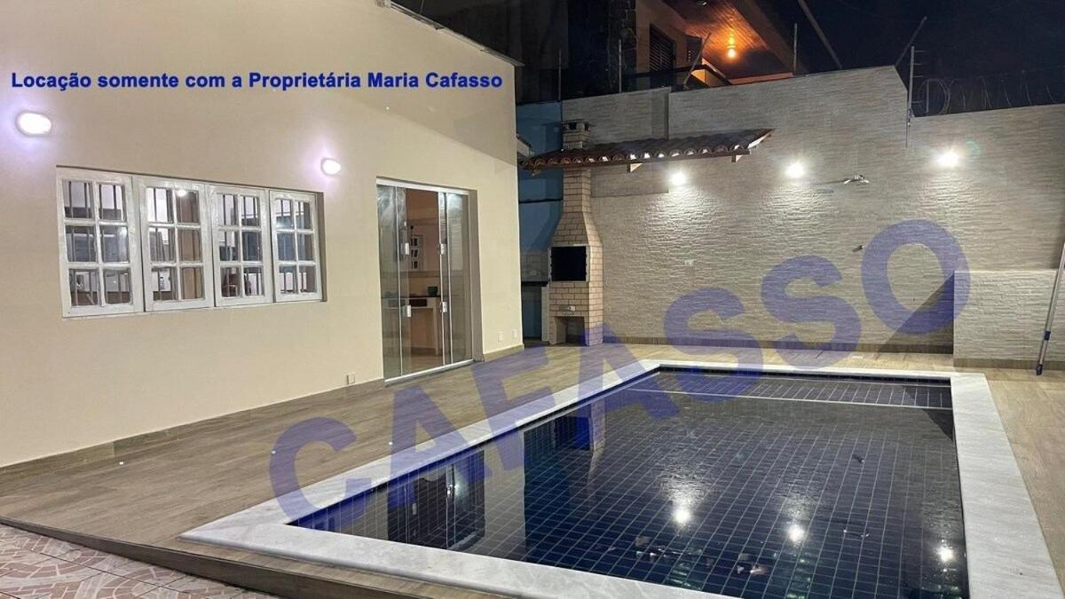فيلا Casa Pe Na Areia Com Piscina A 10Mts Enseada غوارويا المظهر الخارجي الصورة